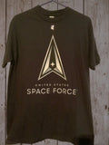 NWOT - UNITED STATES SPACE Insignia Adult Size M Black Short Sleeve Tee