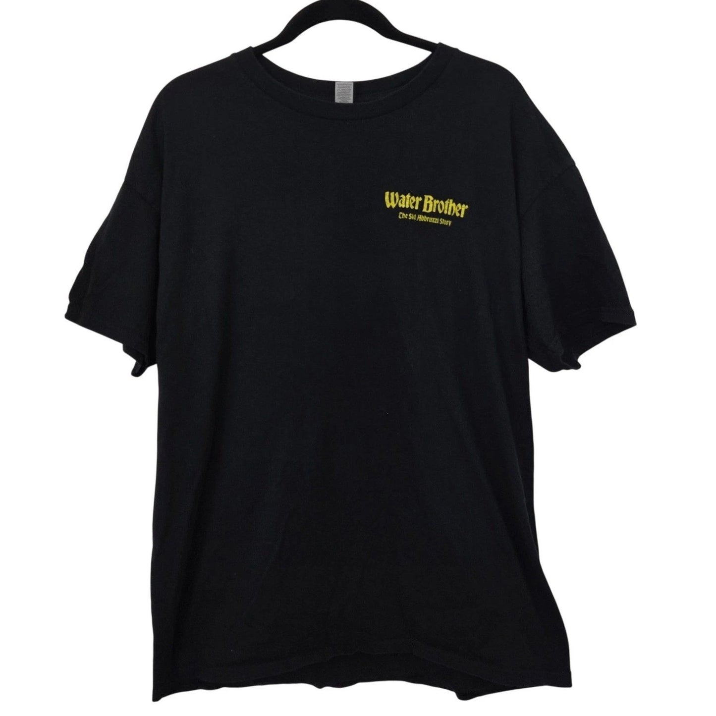 Water Brother The Sid Abbruzzi Story T Shirt Mens XL Black Surf Skate Film