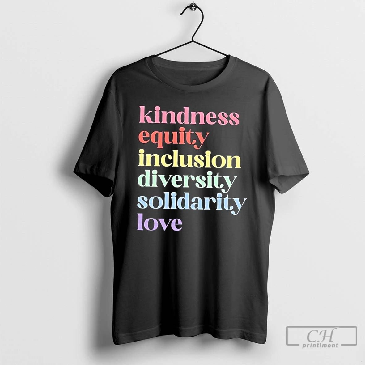 Premium Kindness Equity Inclusion Diversity Solidarity Love T Shirts