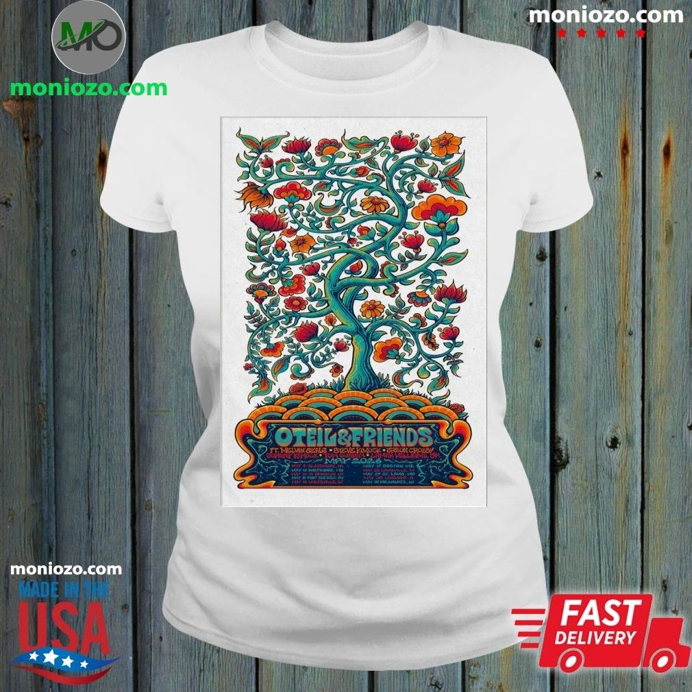 Original Poster Oteil And Friends Tour May 2026 Shirt