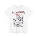 Cat Baking T-Shirt, Kitty Biscuits We Knead Em You Need Em Funny Shirt
