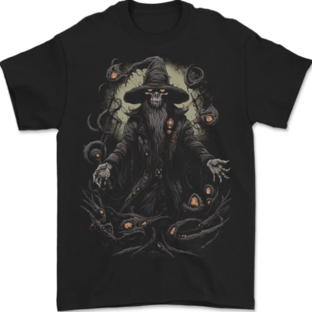 Fantasy Wizard Warlock 5 Mens T-Shirt 100% Cotton