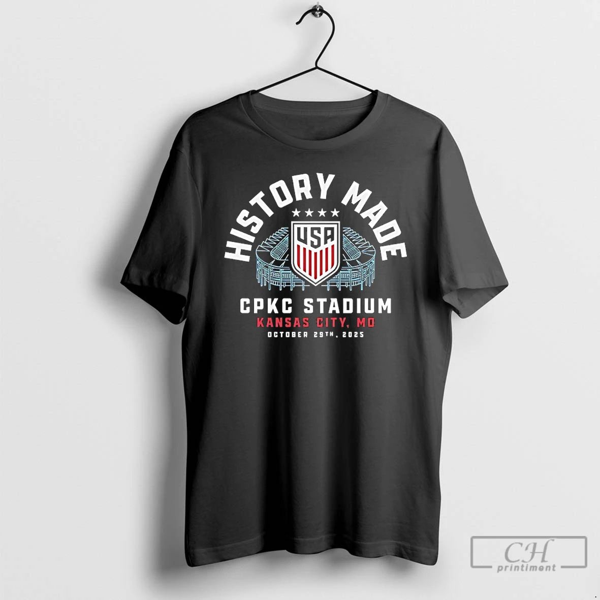 Classic Uswnt History Made Cpkc Stadium 2025 T Shirts