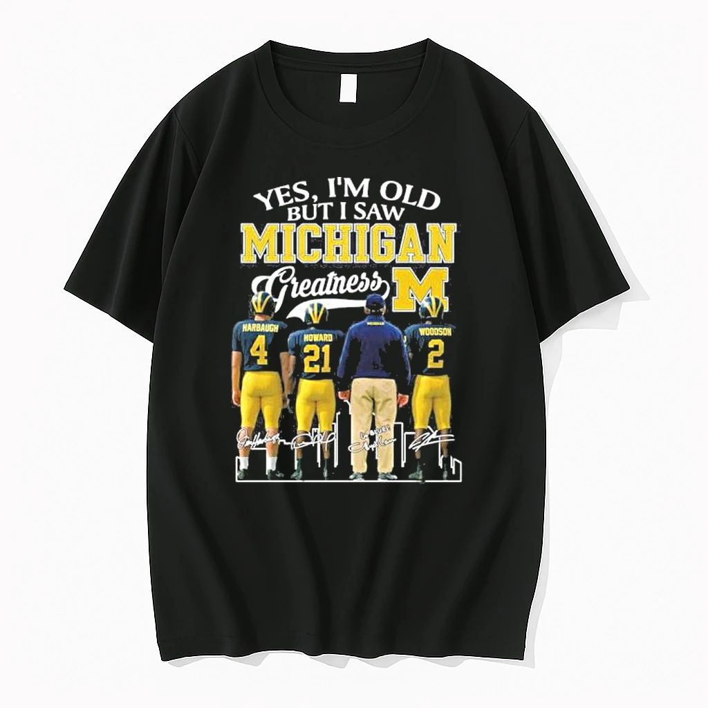 Yes Im Old But I Saw Michigan Wolverines Greatness Tshirts Sweater