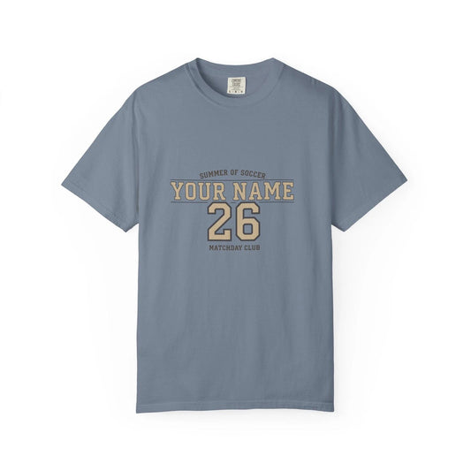 Custom Matchday Soccer Shirt | Personalized Name & Number Football Club Tee |