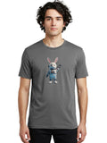 Space-Bunny-15 Mens Graphic Tee, 100% Cotton, Casual Summer Wear