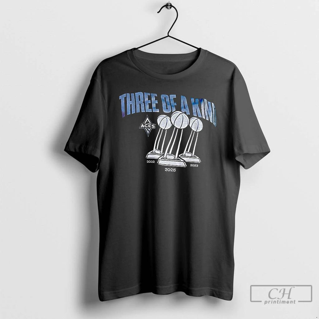 Classic Las Vegas Aces Wnba Three Of A Kind 2022 2023 2025 Champions Trophy