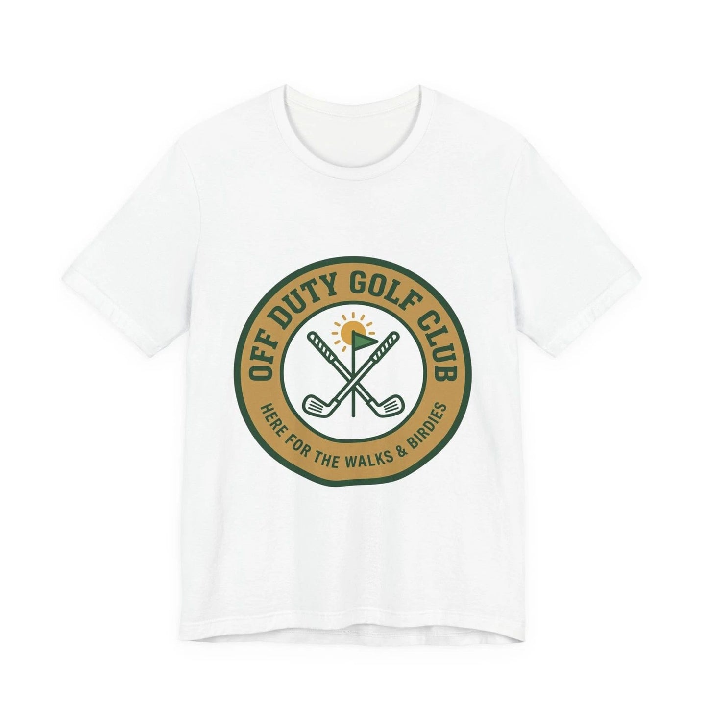 Off Duty Golf Club T‑Shirt | golf aesthetic, weekend golfer