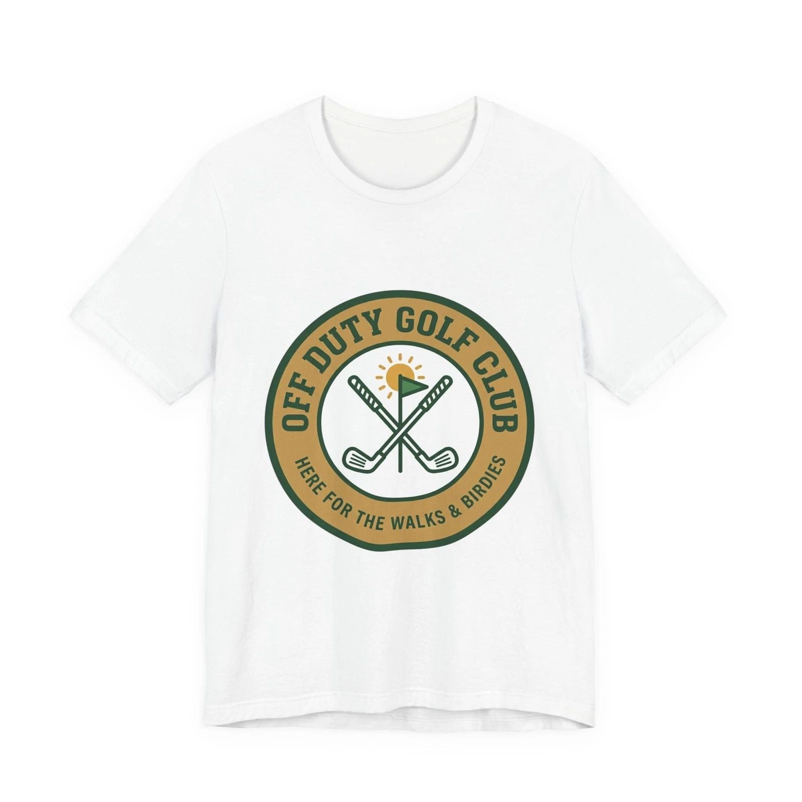 Off Duty Golf Club T‑Shirt | golf aesthetic, weekend golfer