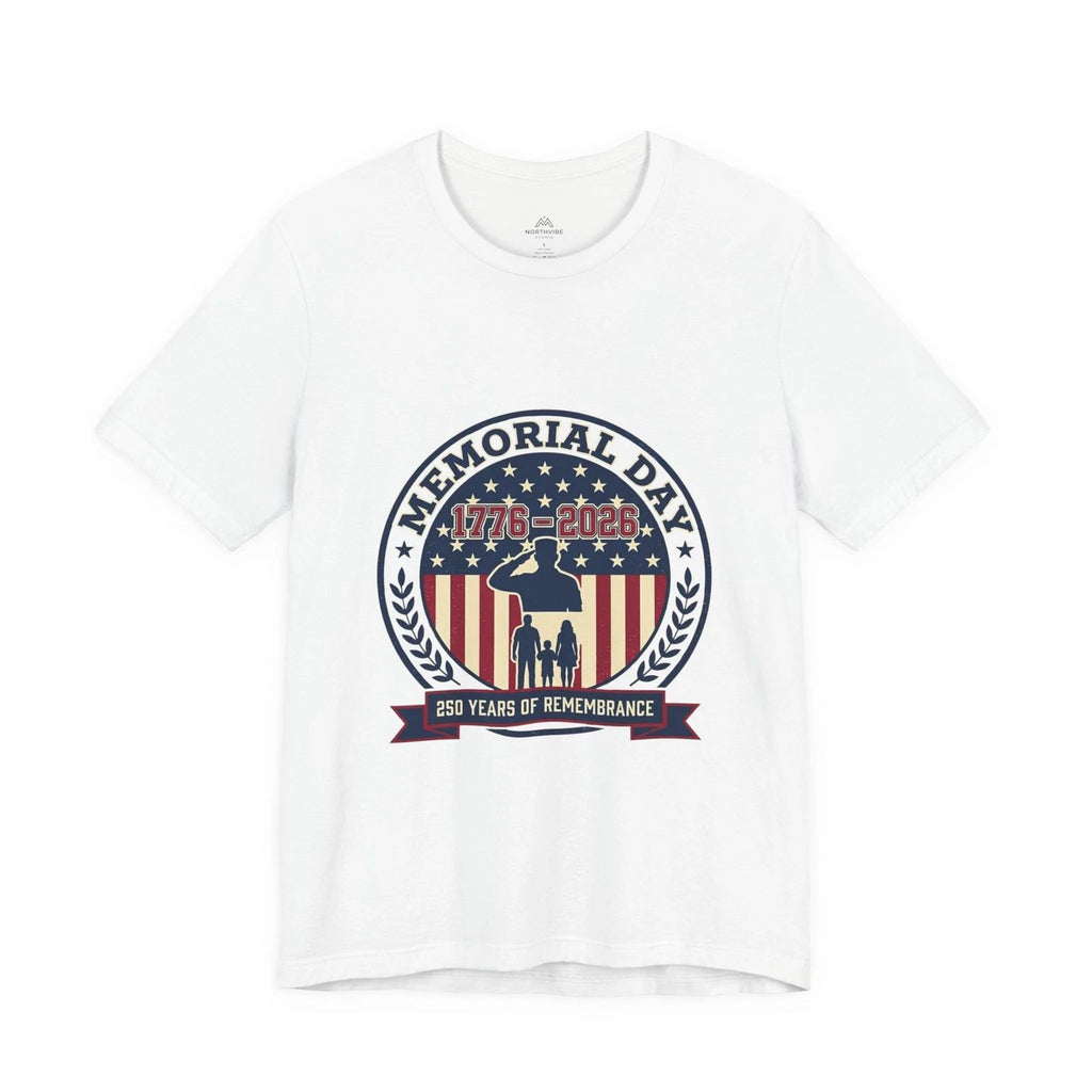Memorial Day 1776–2026 USA 250 Tee | Patriotic Vintage Anniversary Shirt