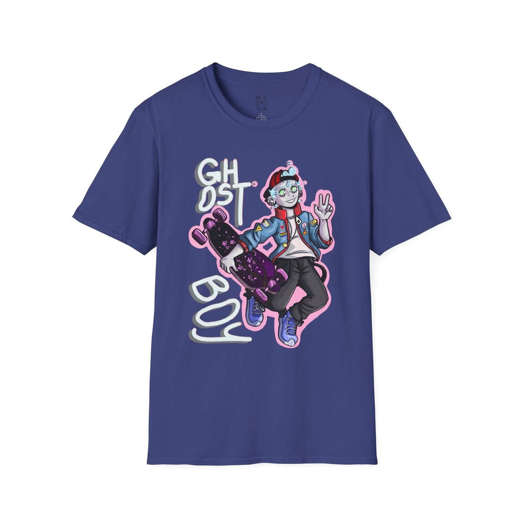 Ghost Boy Graphic T-Shirt, Skateboard Tee, Unisex Shirt, Trendy Streetwear,