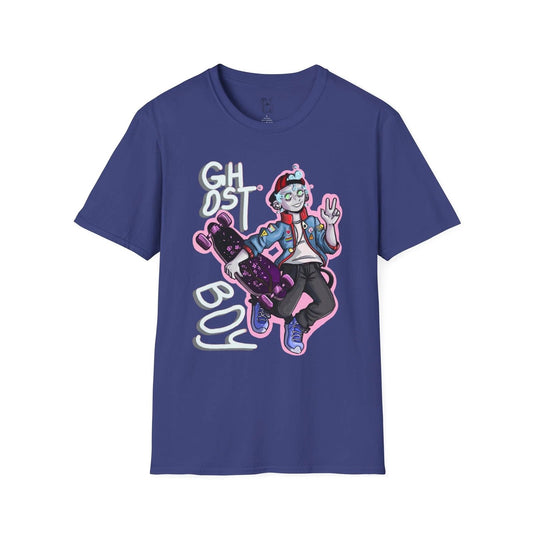 Ghost Boy Graphic T-Shirt, Skateboard Tee, Unisex Shirt, Trendy Streetwear,