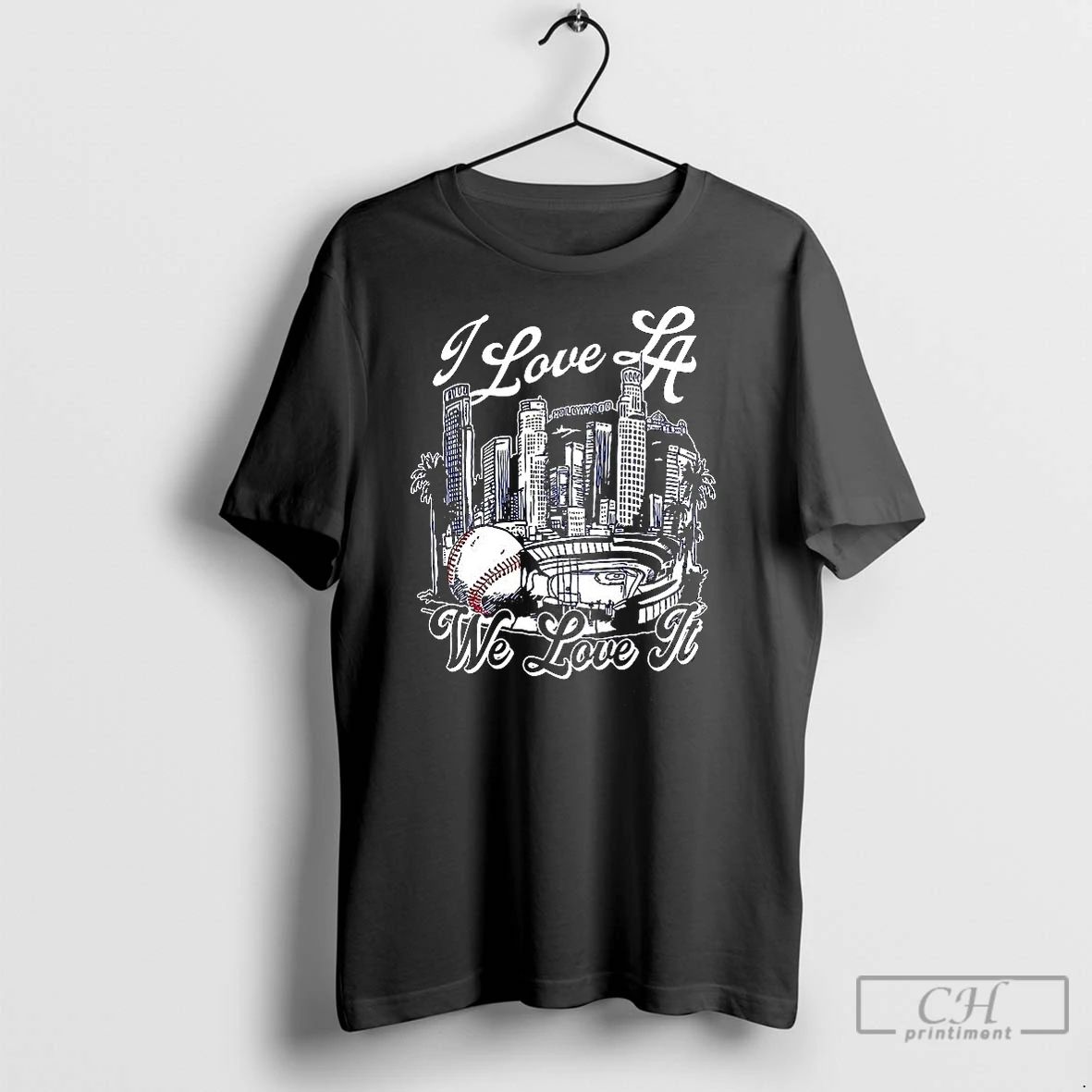 Classic I Love Los Angeles Dodgers We Love It