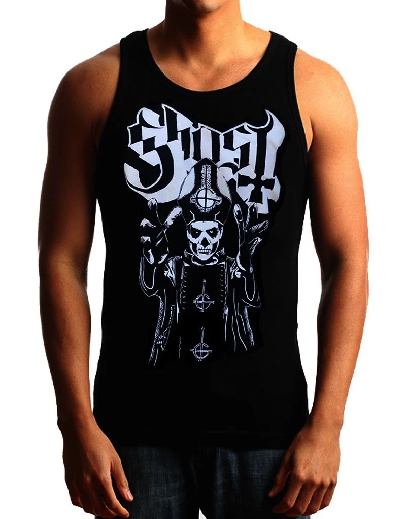 GHOST PUNK ROCK  Band Black Tank Top