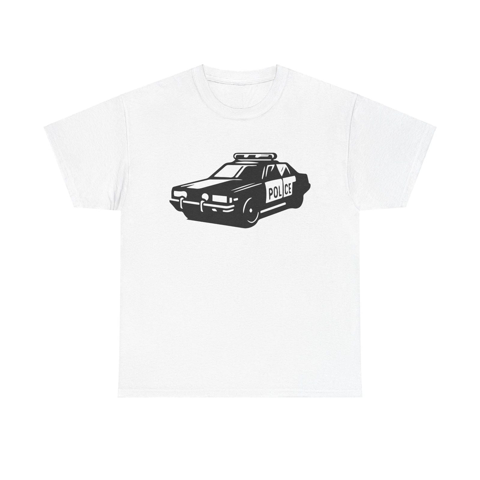 Simple Police / Cop Car Themed Tee Shirt