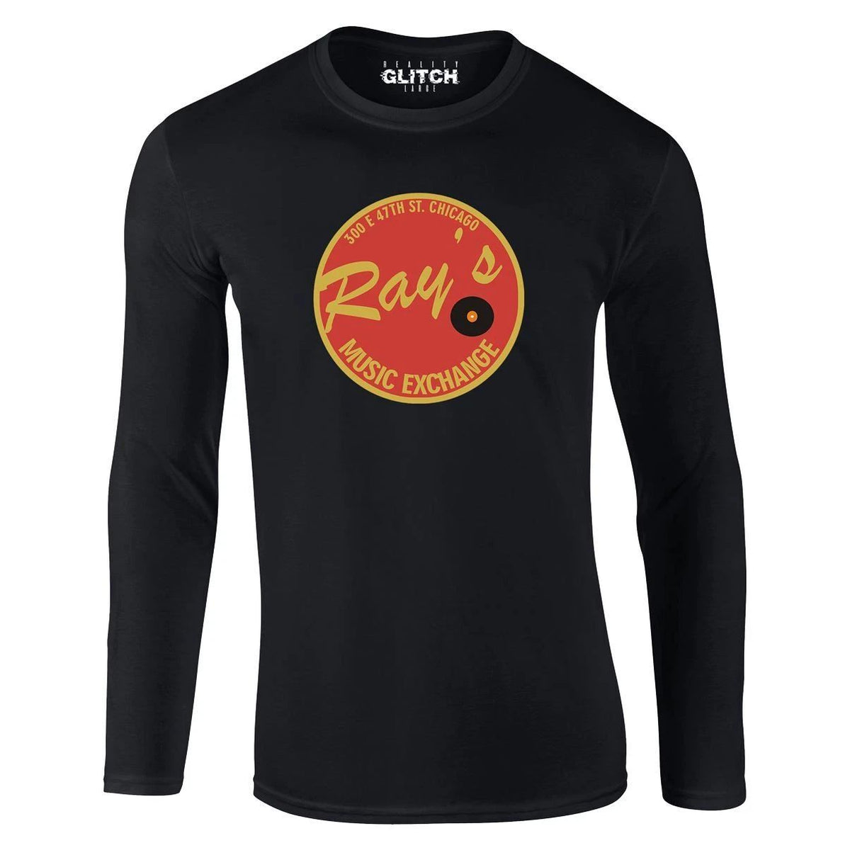 Ray's Music Exchange Mens Long Sleeve T-Shirt Blues Brothers Calumet Movie