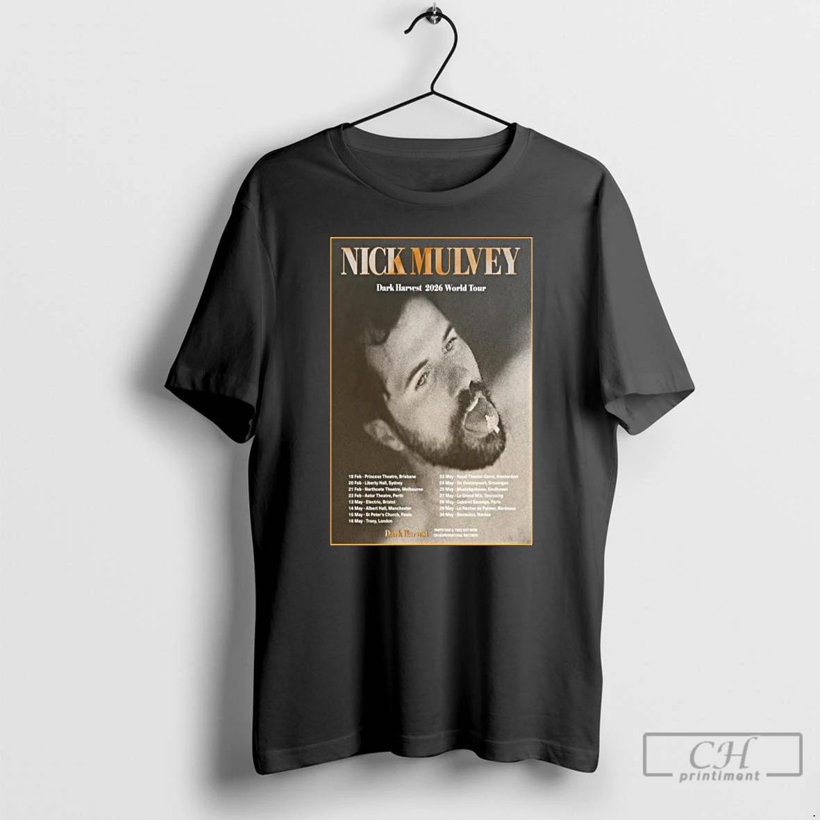 Classic Nick Mulvey Dark Harvest 2026 World Tour Long Sleve T Shirts