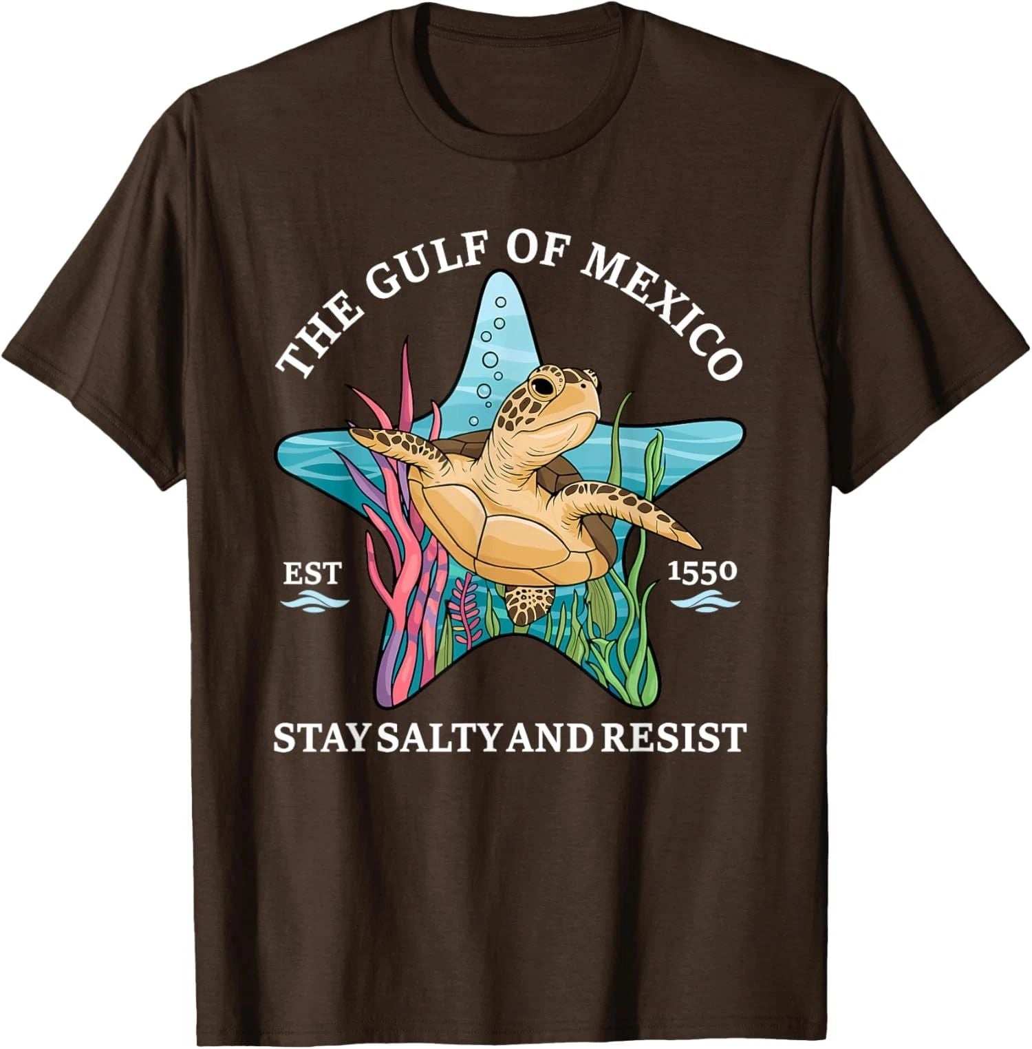 Stay The Gulf Of Mexico Be Salty And Resist Turtle Unisex T-Shirt