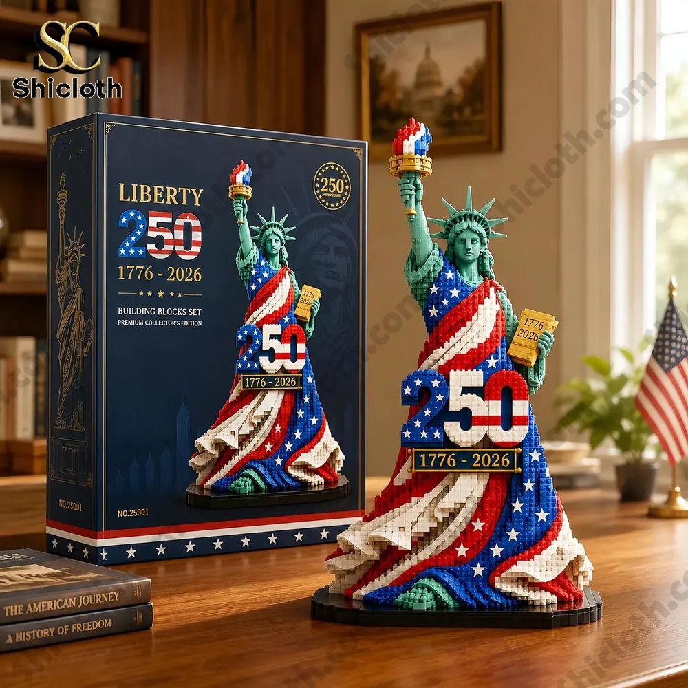 USA Liberty 250 Anniversary Collector’s Building Brick Set