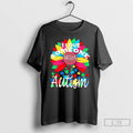 Premium I Love Someone With Autism Floral T Shirts