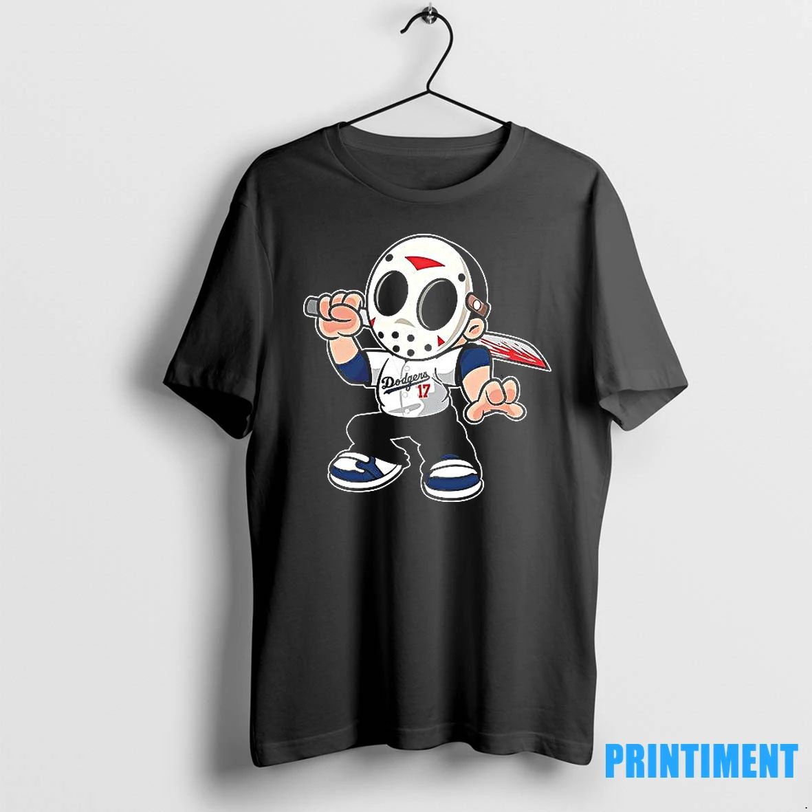 Jason Voorhees Los Angeles Dodgers 17 Halloween Tshirts Sweater