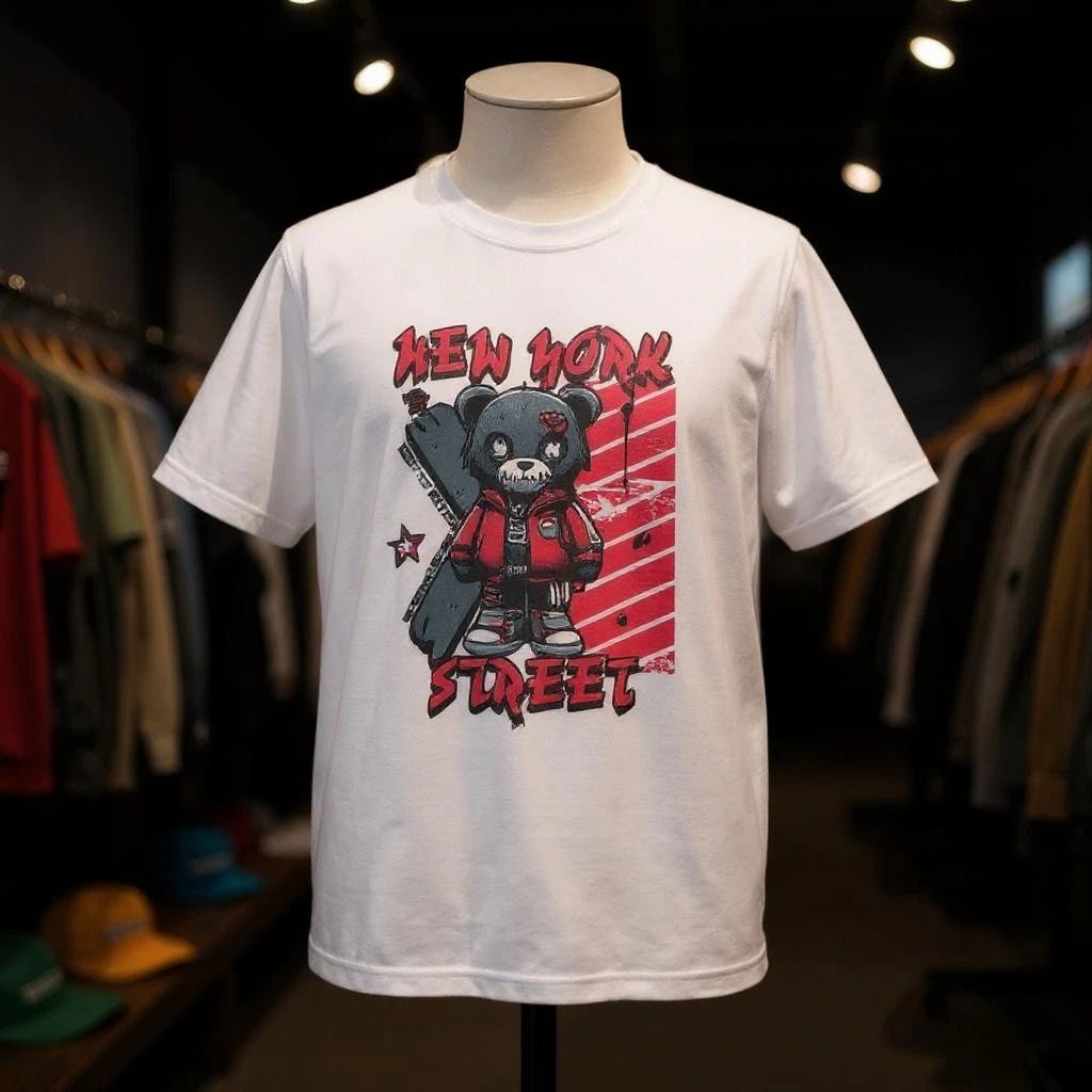 New York Street Graphic T-Shirt - Cool Urban Style, Hip Hop Fashion, [...]