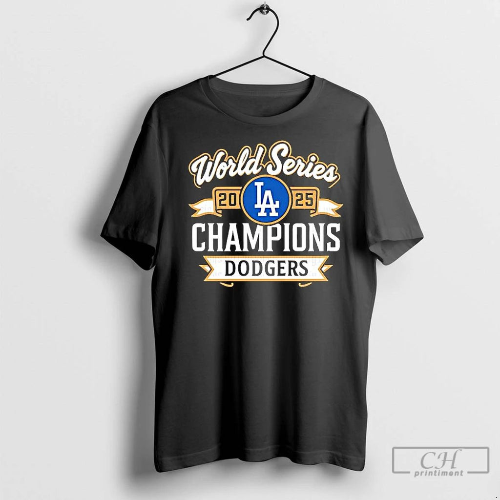 Classic La Dodgers As 2025 World Series Champions Central Logo