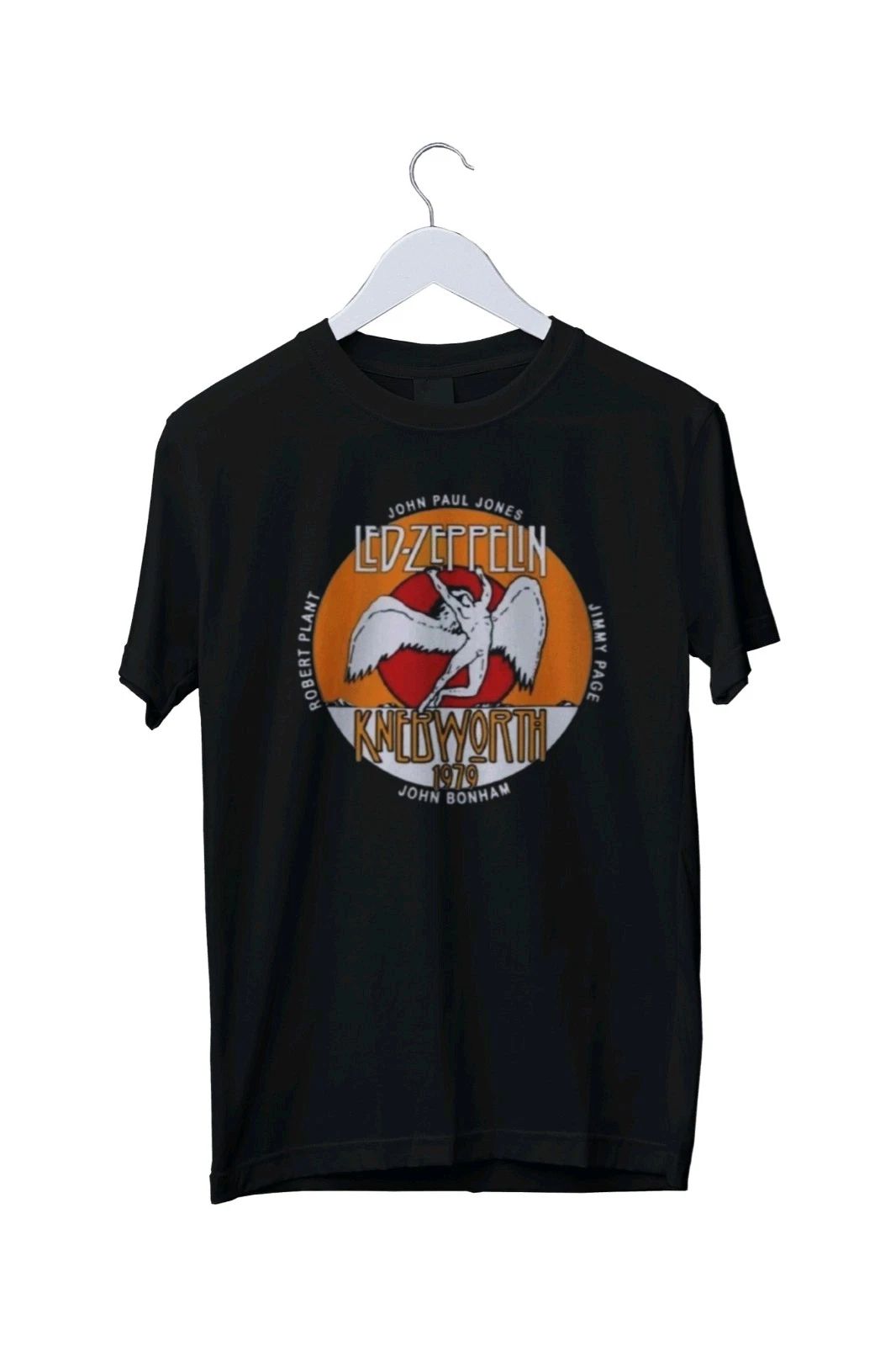 Led Z-E-P-P-E-L-I-N At Knebworth 1979 Music Mens T-Shirts S M L XL 2 3 4 XL