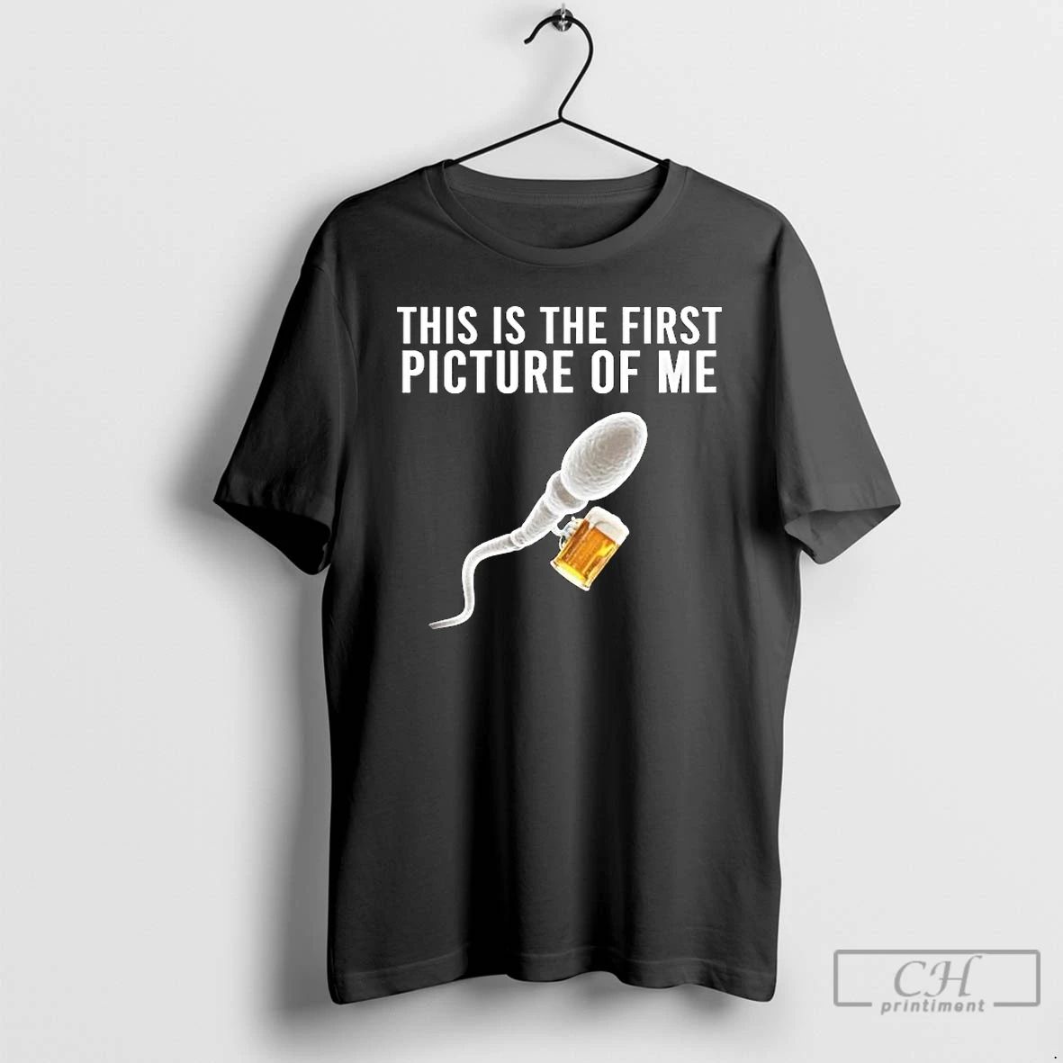 Premium Sperm Beer This Is The First Picture Of Me Long Sleve T Shirts