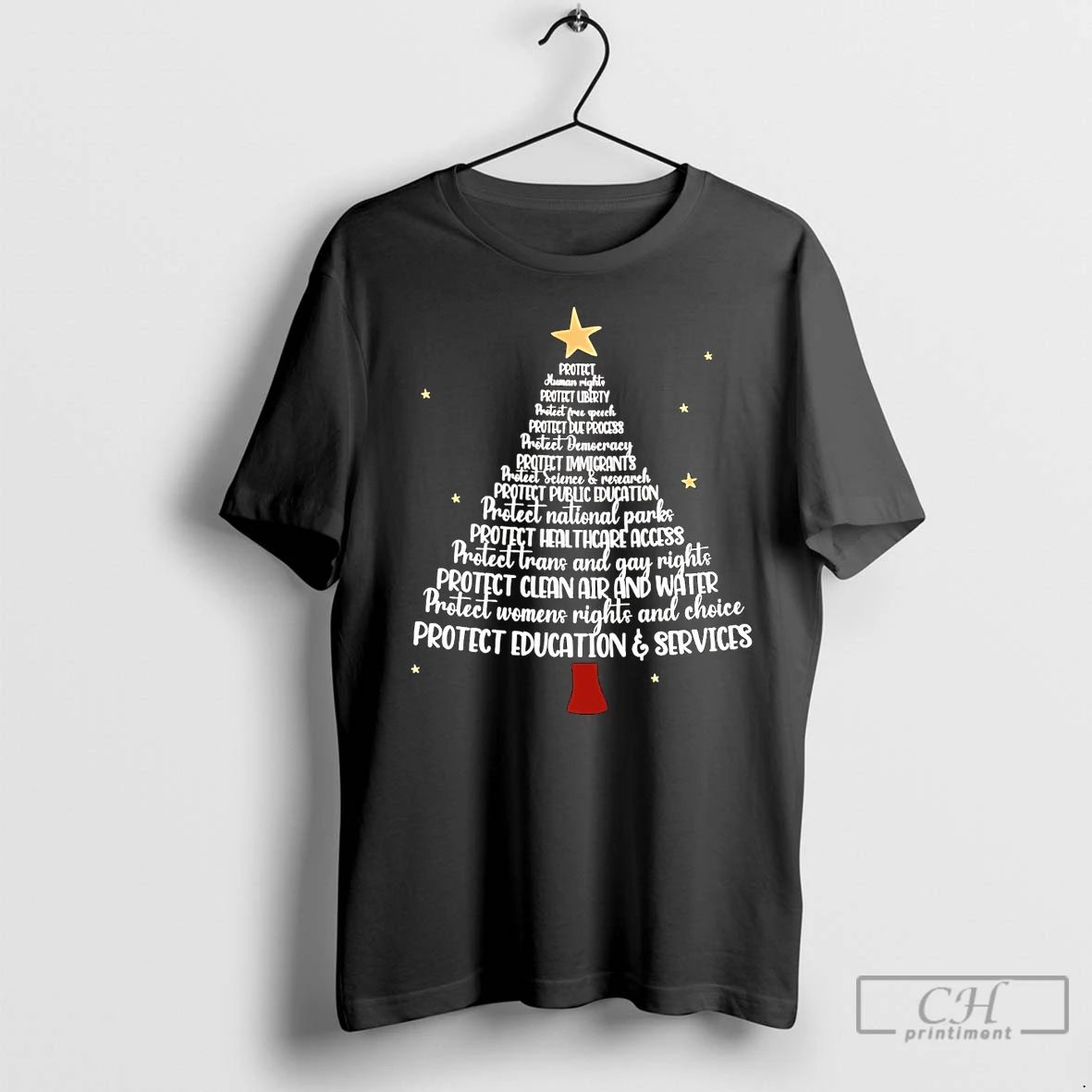 Premium Protect Democracy Christmas Tree