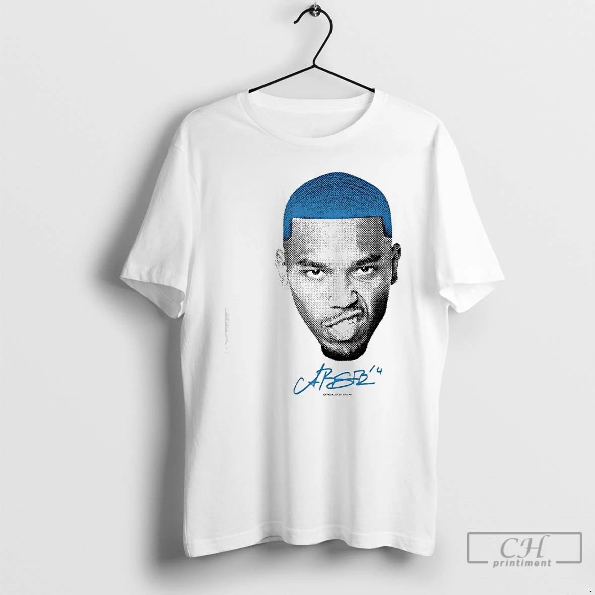 Premium Amon Ra St Brown Detroit Lions Big Face Signature T Shirts