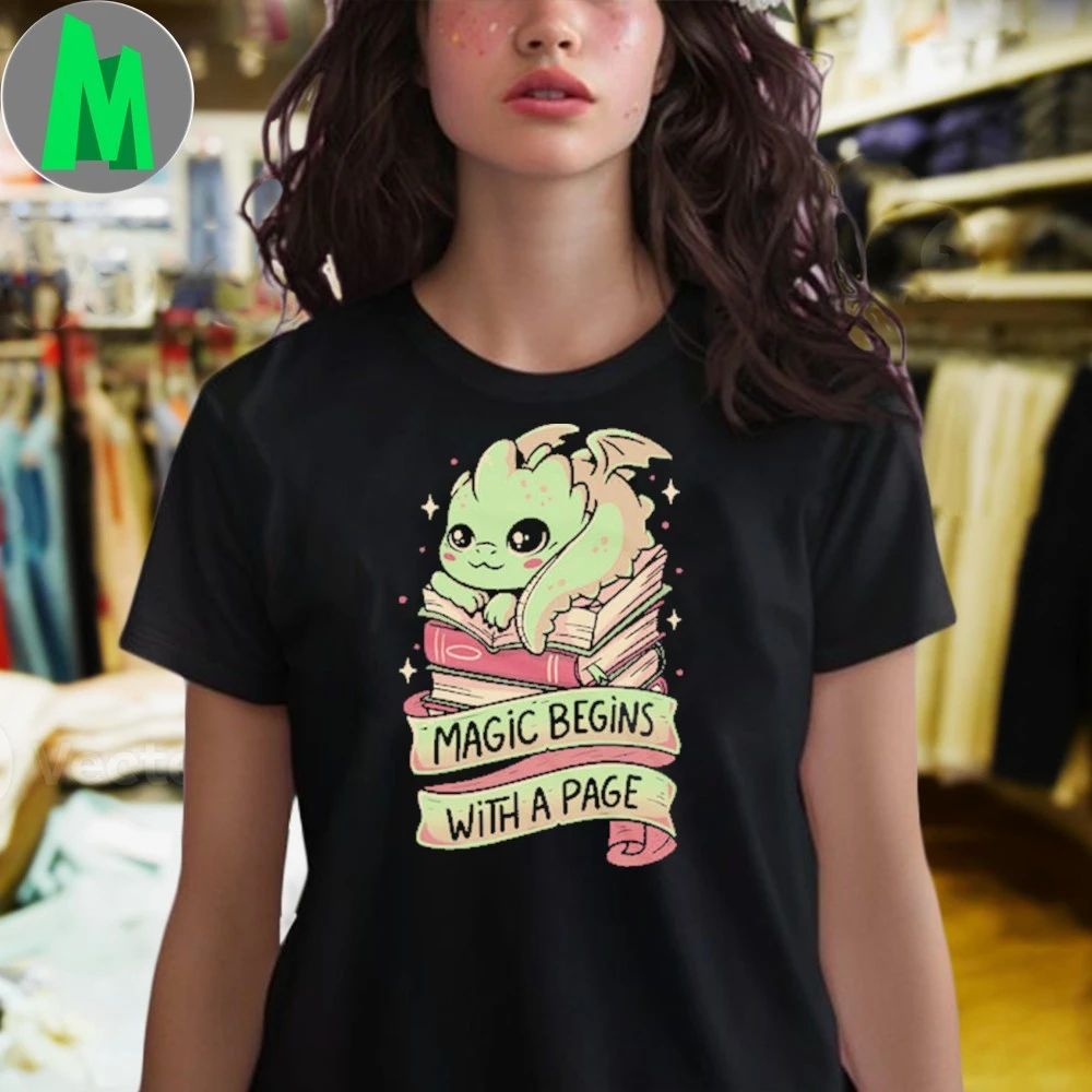 Original Magic Begins With A Page Shirt