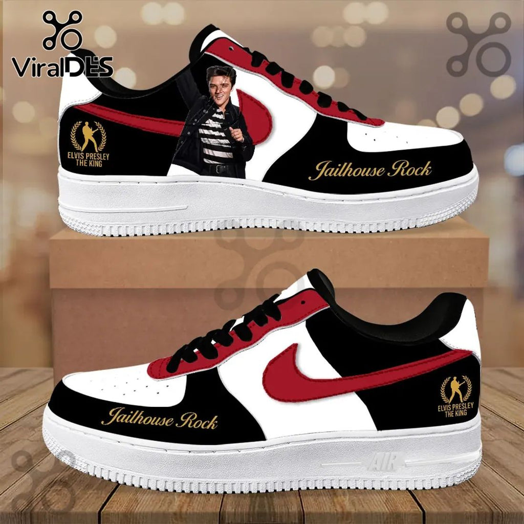 Elvis Presley Jailhouse Rock Air Force 1 Sneakers