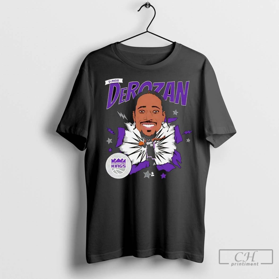 Premium Demar Derozan Caricature Sacramento Kings