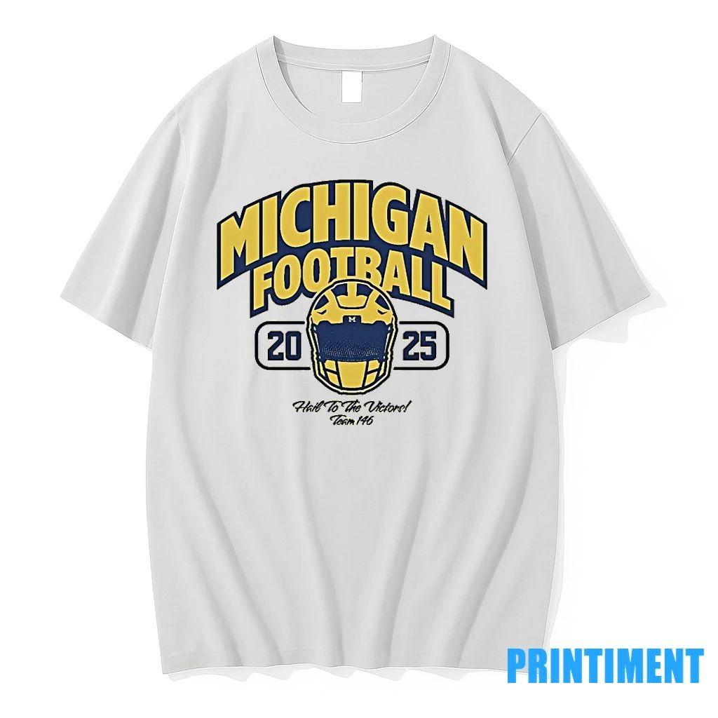 Michigan Wolverines 2025 Hail To The Victory Team 146 Tshirts Sweater