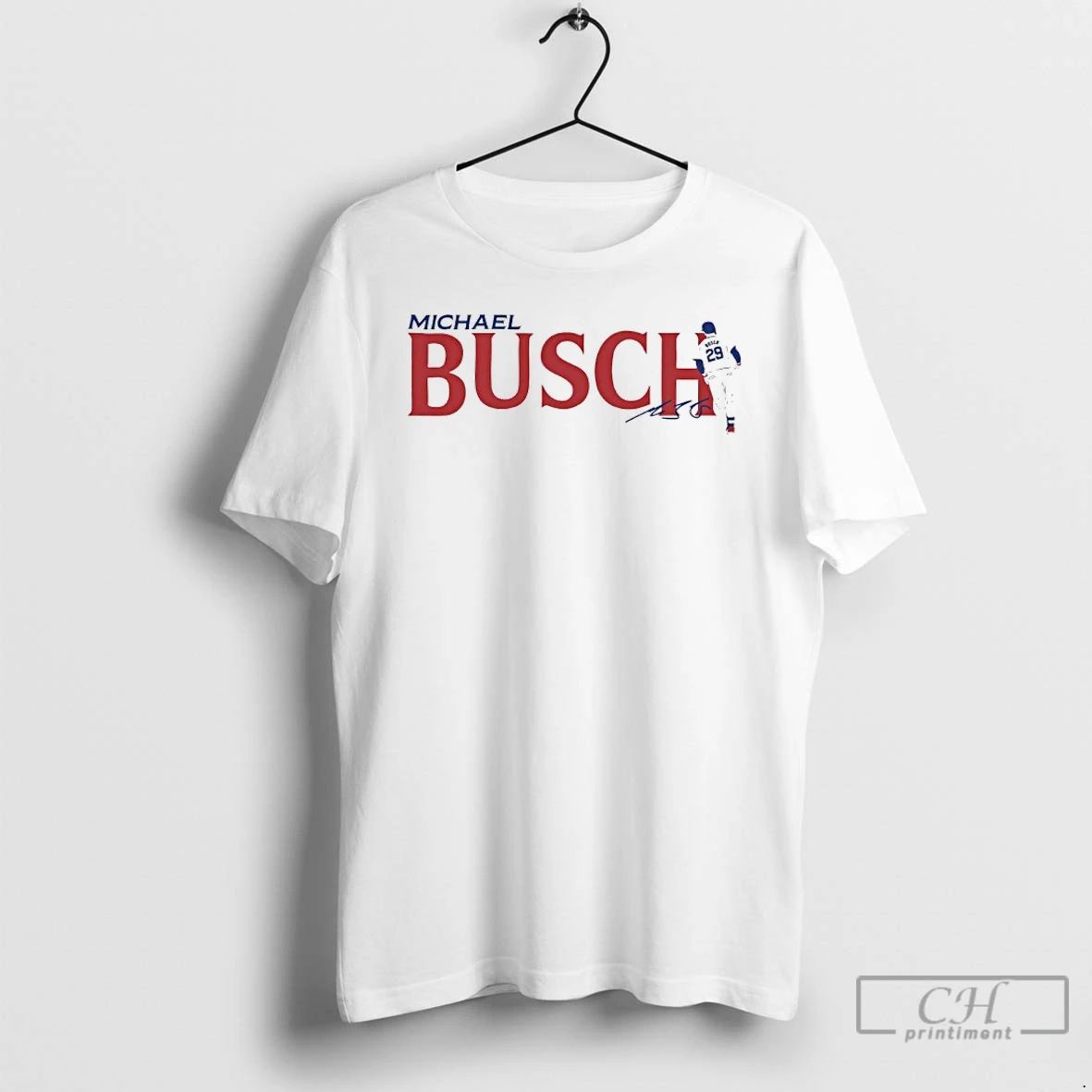 Classic Michael Busch Mlb Chicago Cubs October Signature T Shirts Hoodie Longsleeve
