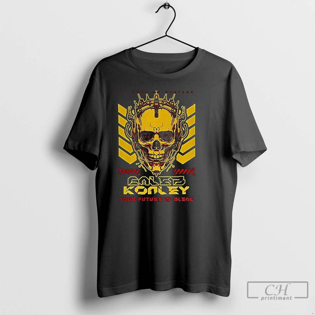Classic Caleb Konley Cyber Your Future Is Bleak No Gods No Masters T Shirts