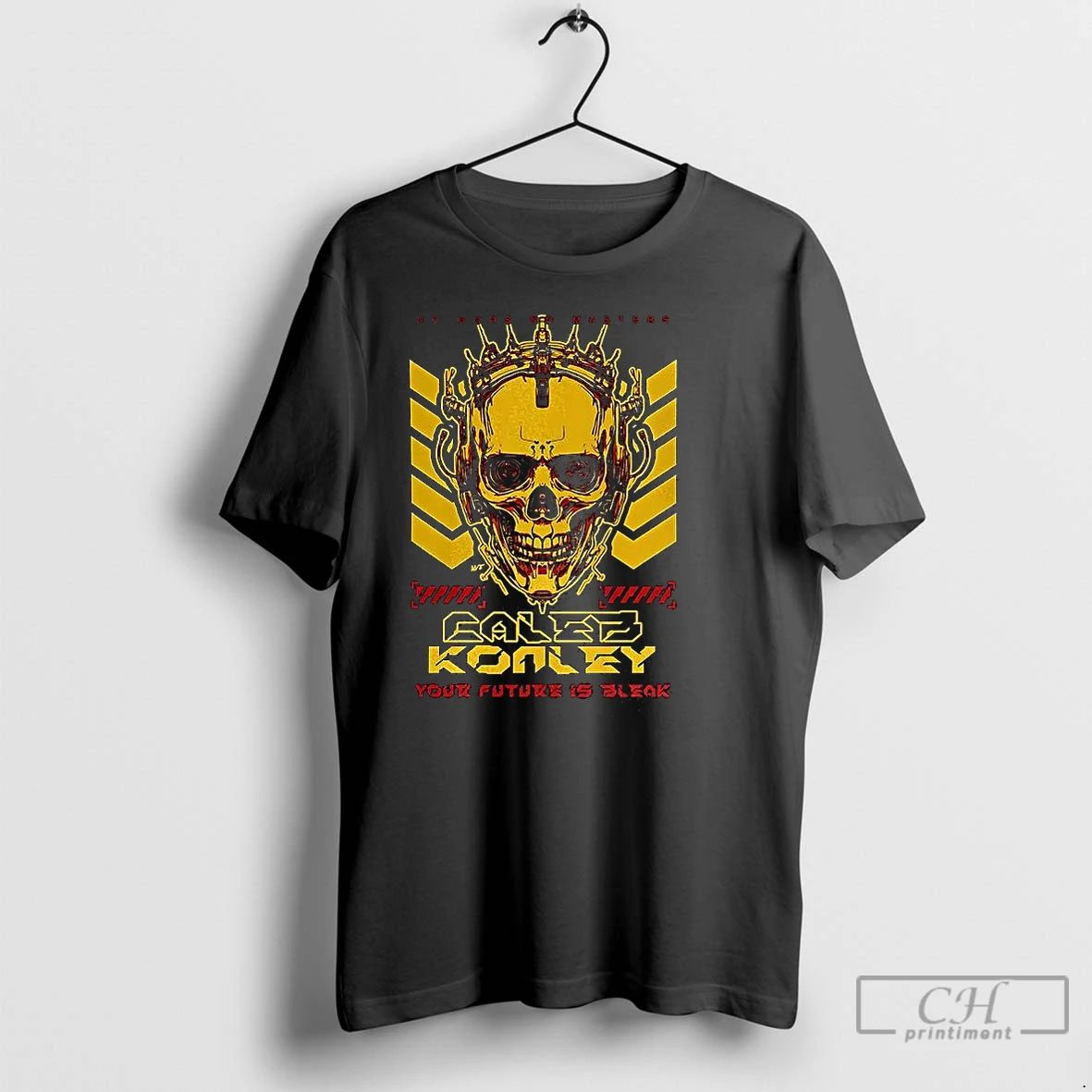 Classic Caleb Konley Cyber Your Future Is Bleak No Gods No Masters T Shirts