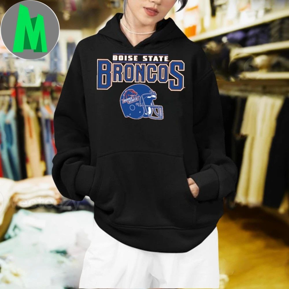 Boise State Broncos Football Helmet Shirt
