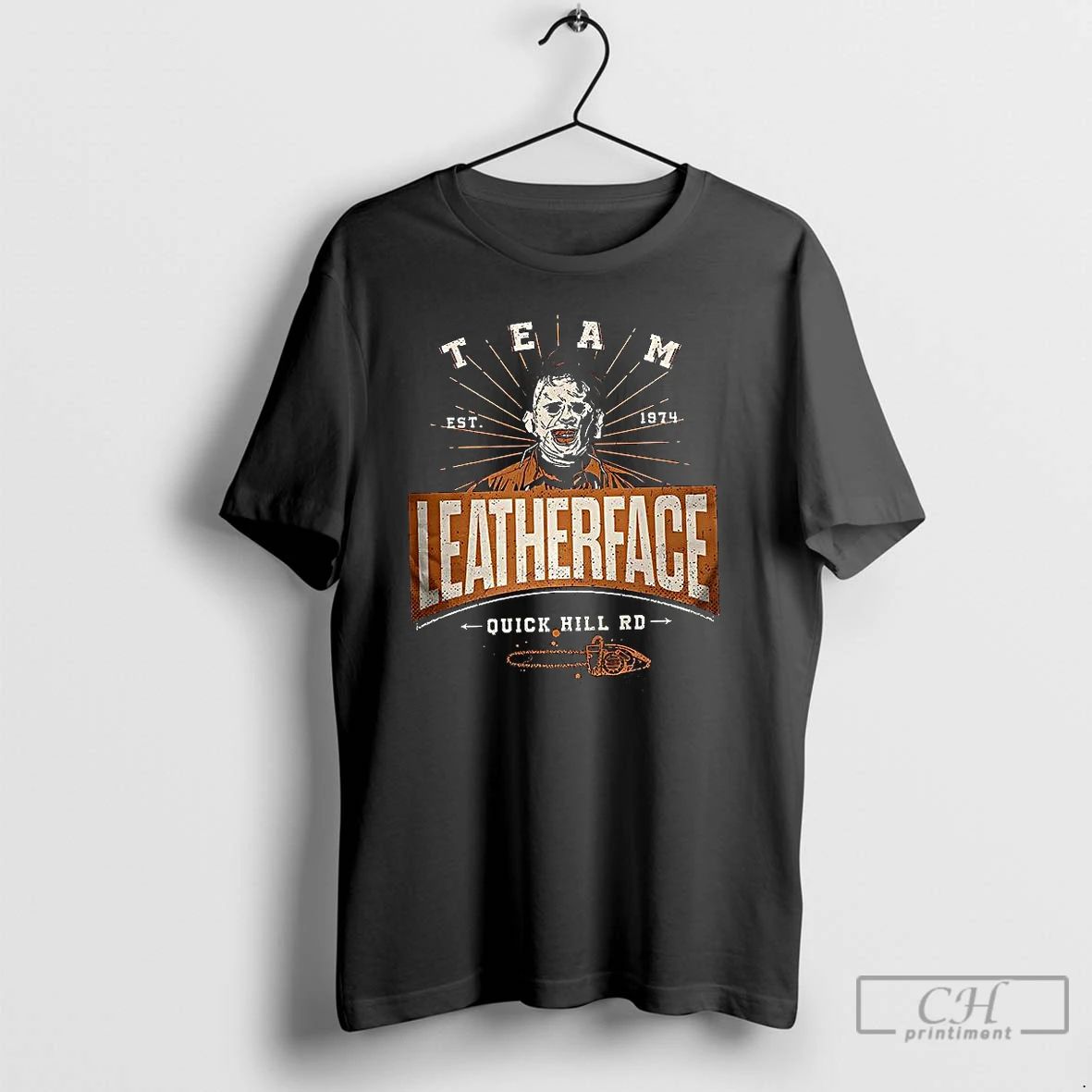 Classic Team Leatherface Krueger Elm Quick Hill 1974 Halloween T Shirts