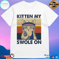 Strong Cat Kitten My Swole On Vintage T-shirt