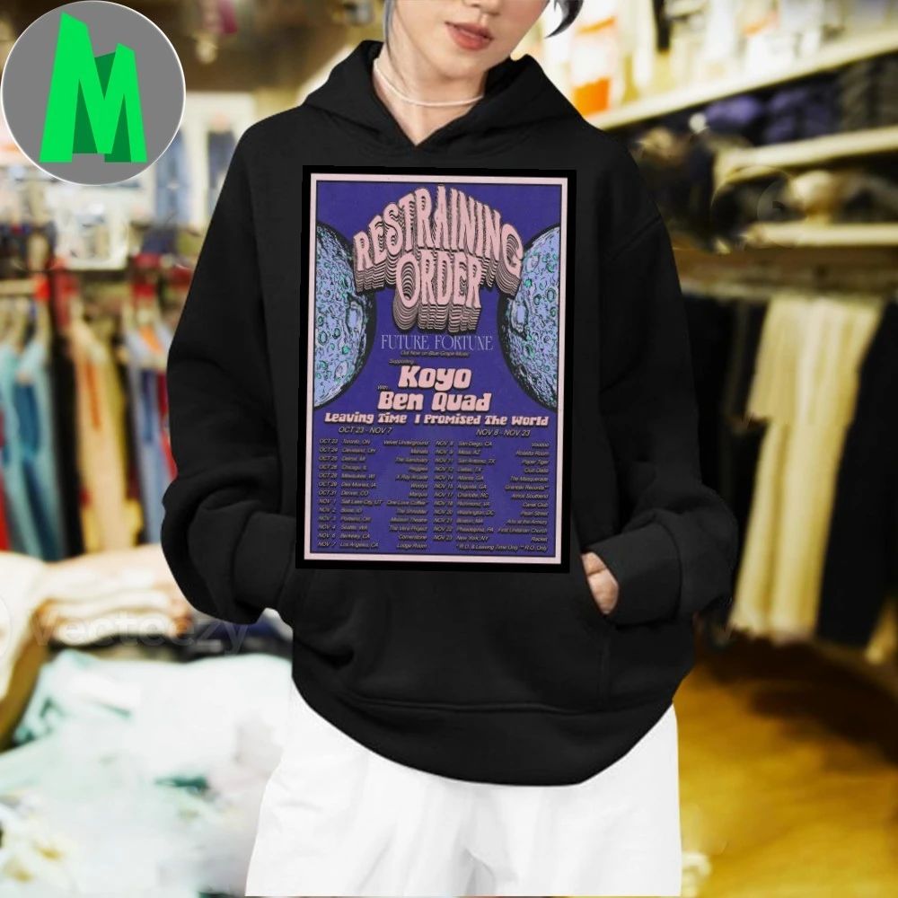 Restraining Order Tour October And November 2025 Poster Shirt