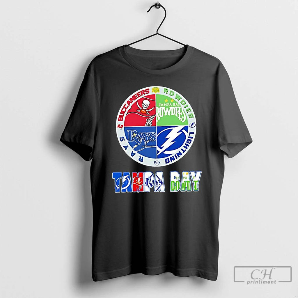 Classic Tampa Bay Area Buccaneers X Rays X Lightning X Rowdies Sports Teams Logo