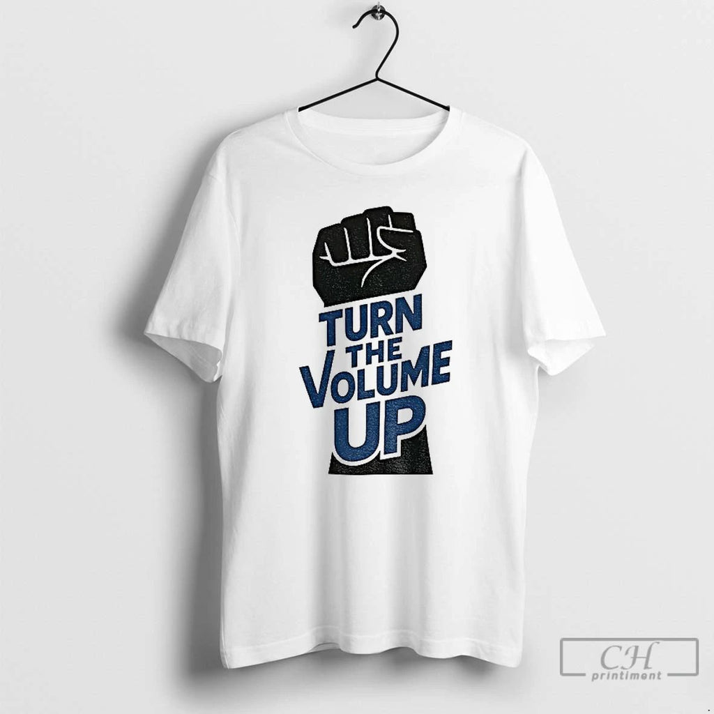 Premium 9p9iplfl Turn The Volume Up Statement Zohran Mamdani Nyc Mayor 2025 Political T Shirts