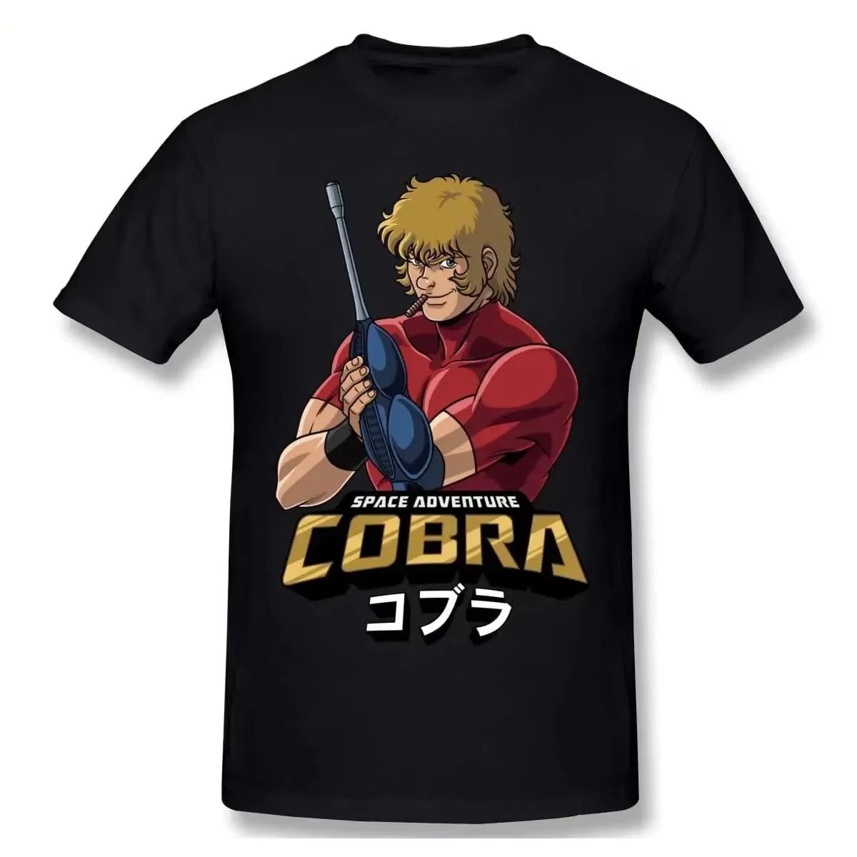 Cobra Space Adventure Retro Vintage Manga T Shirt Oversized Cotton Crewneck Cust