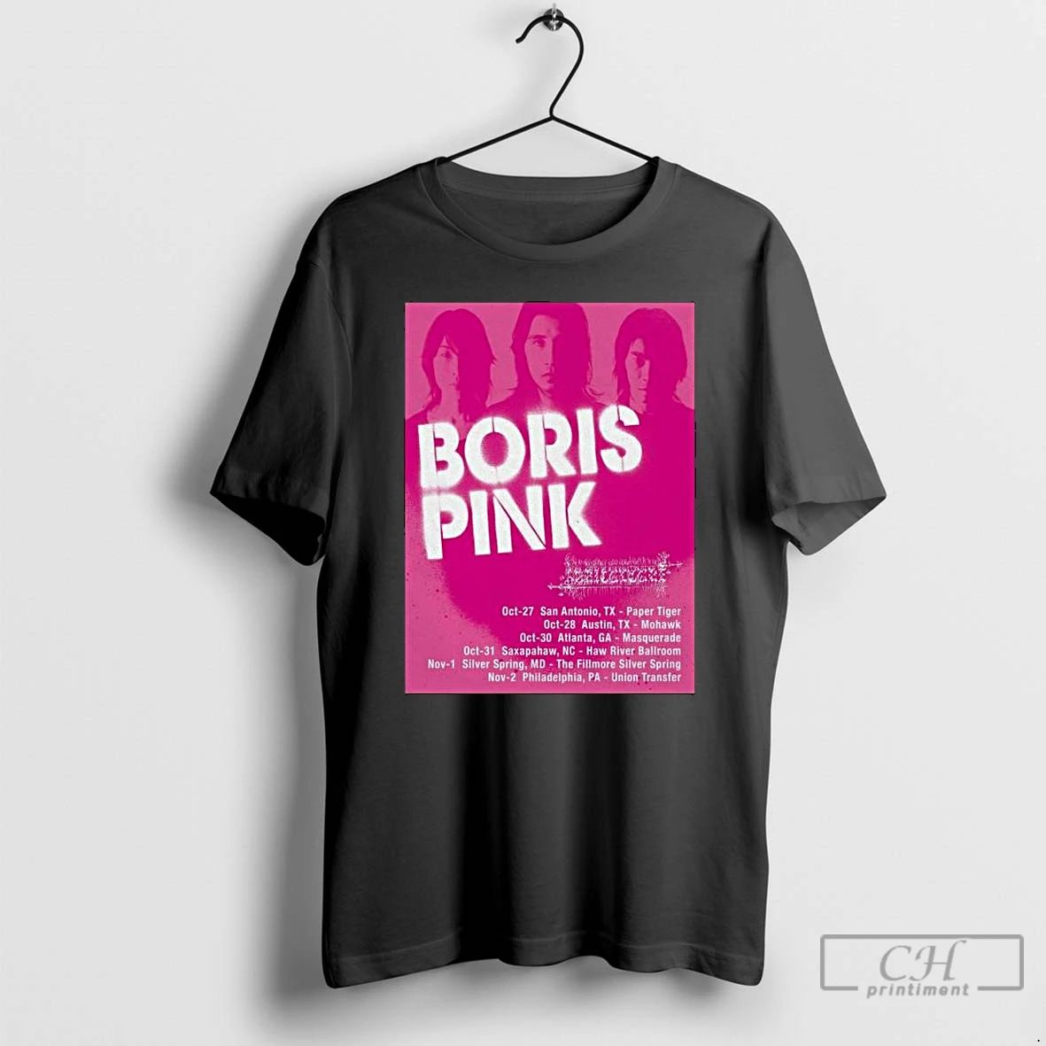 Classic Boris Pink 20th Anniversary Tour Long Sleve T Shirts