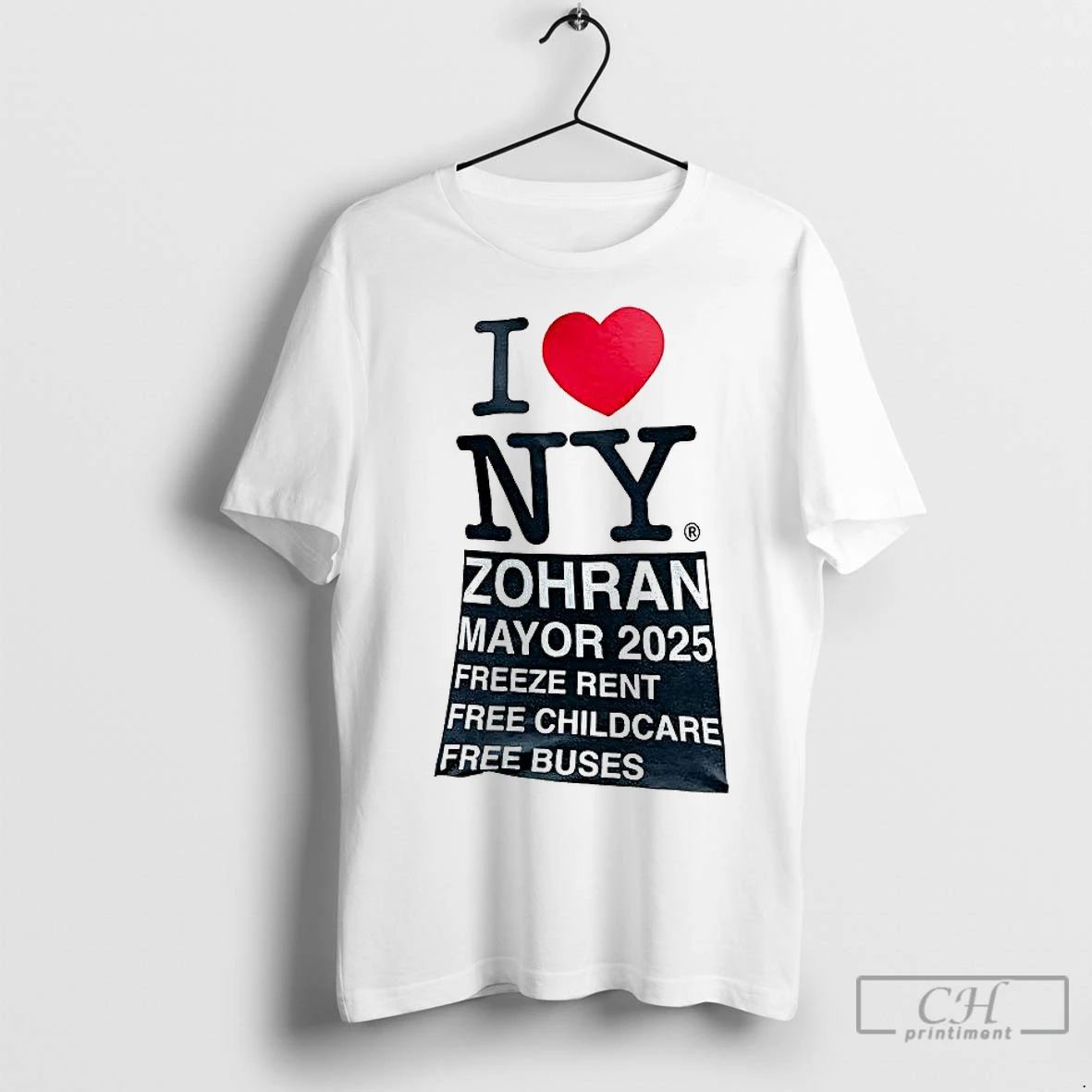 Premium Zohran Mamdani I Love Ny Slogan