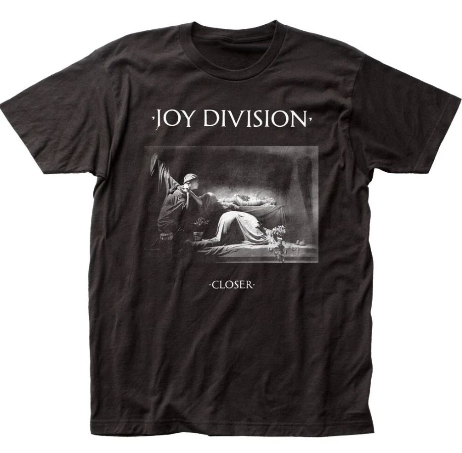 Joy Division Closer T Shirt Mens Rock Band Tee Classic Music Graphic Black,White