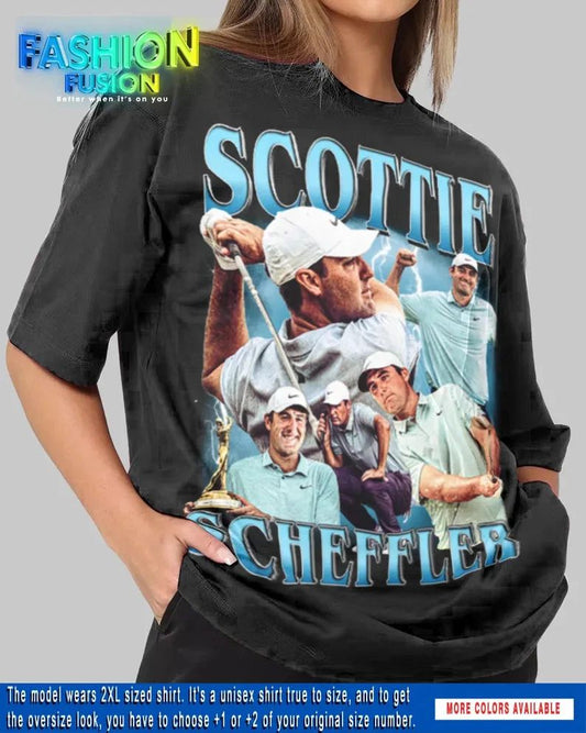 Vintage Scottie Scheffler Bootleg Shirt Tee Golf Fan Gift
