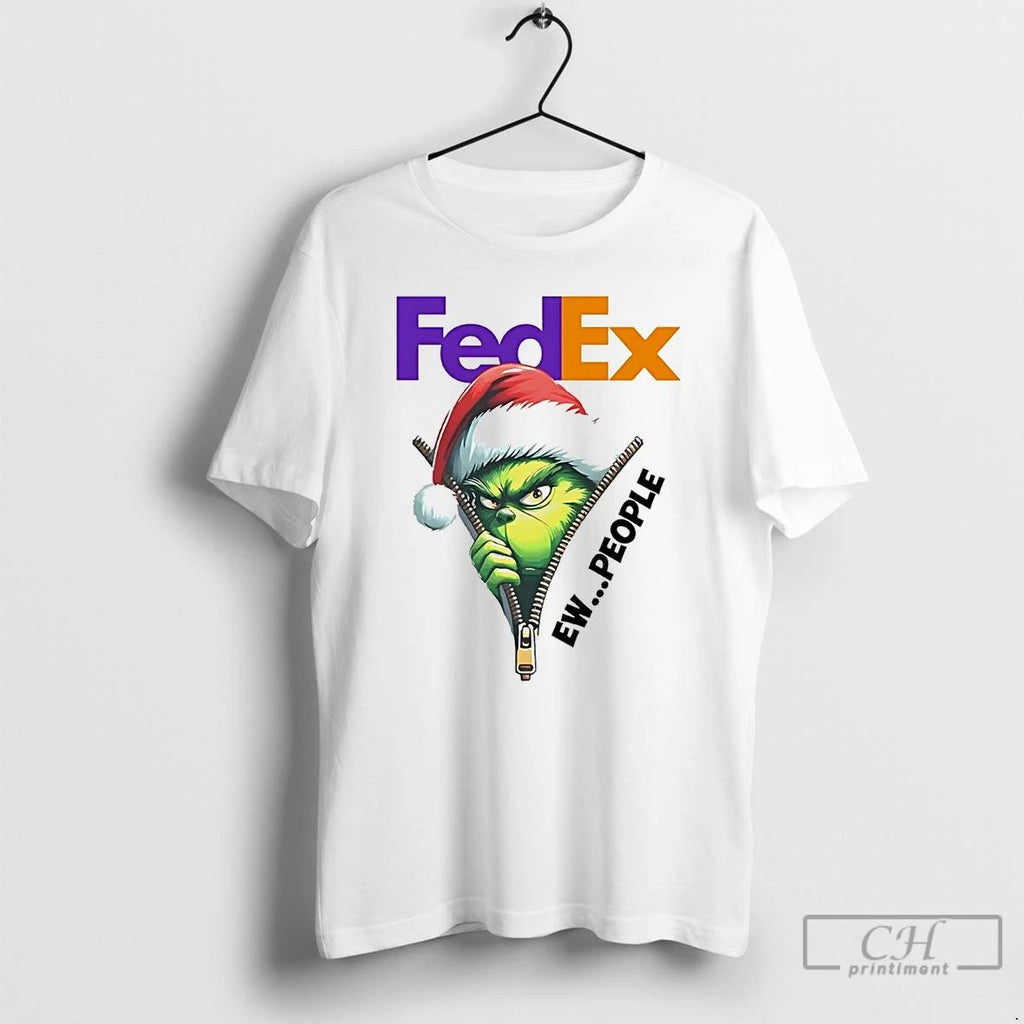 Classic Grinch Fedex Ew People Christmas T Shirts